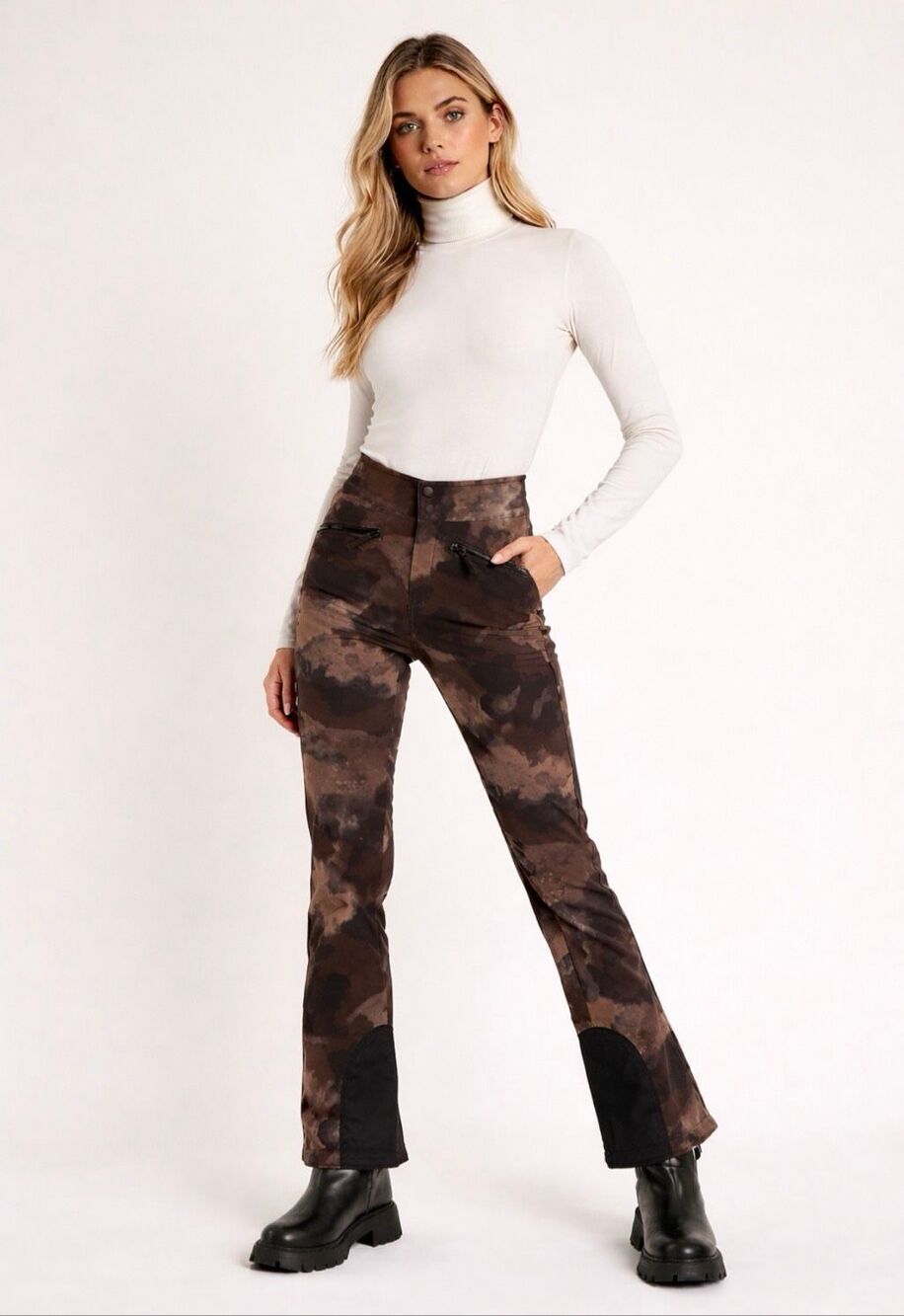 Bogner Fire+Ice Ireen Camo Ski Pants US 4 NWT Waterproof $620